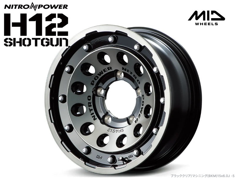2 ν§ 新品! NITRO POWER H12 SHOTGUN 16x6J-5 139.7/5(ナイトロパワー
