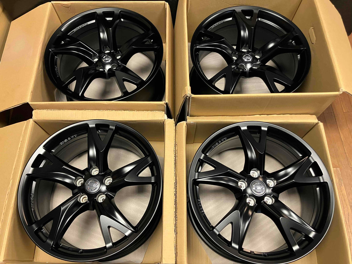 ◇NISSAN フェアレディZ34純正 19インチ RAYS鍛造◇ホイールのみ4本Set 