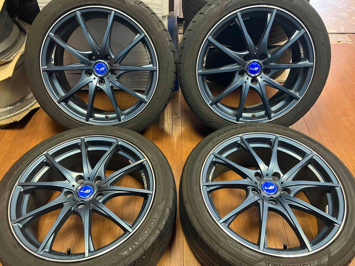レアマイスター バルクマァジ 7.5J 押し返し 53 225/45R18 オデッセイ等