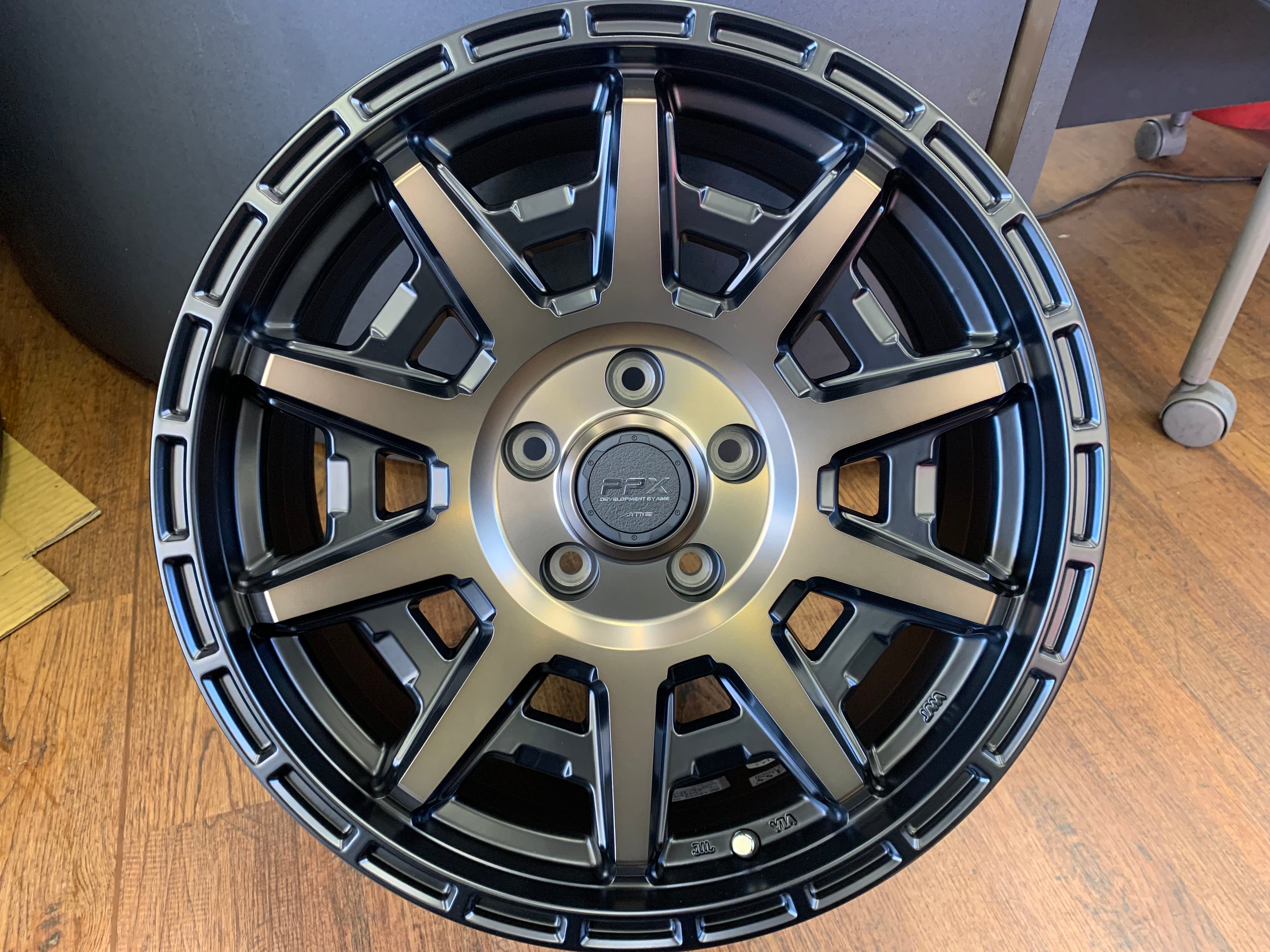 新品 PPX D10X 17X7J+35 114.3-5Hホイールのみ4本 RAV4 ハリアー CX-5 CX-8 エクストレイル ブラッ –  ハマガレネットストア