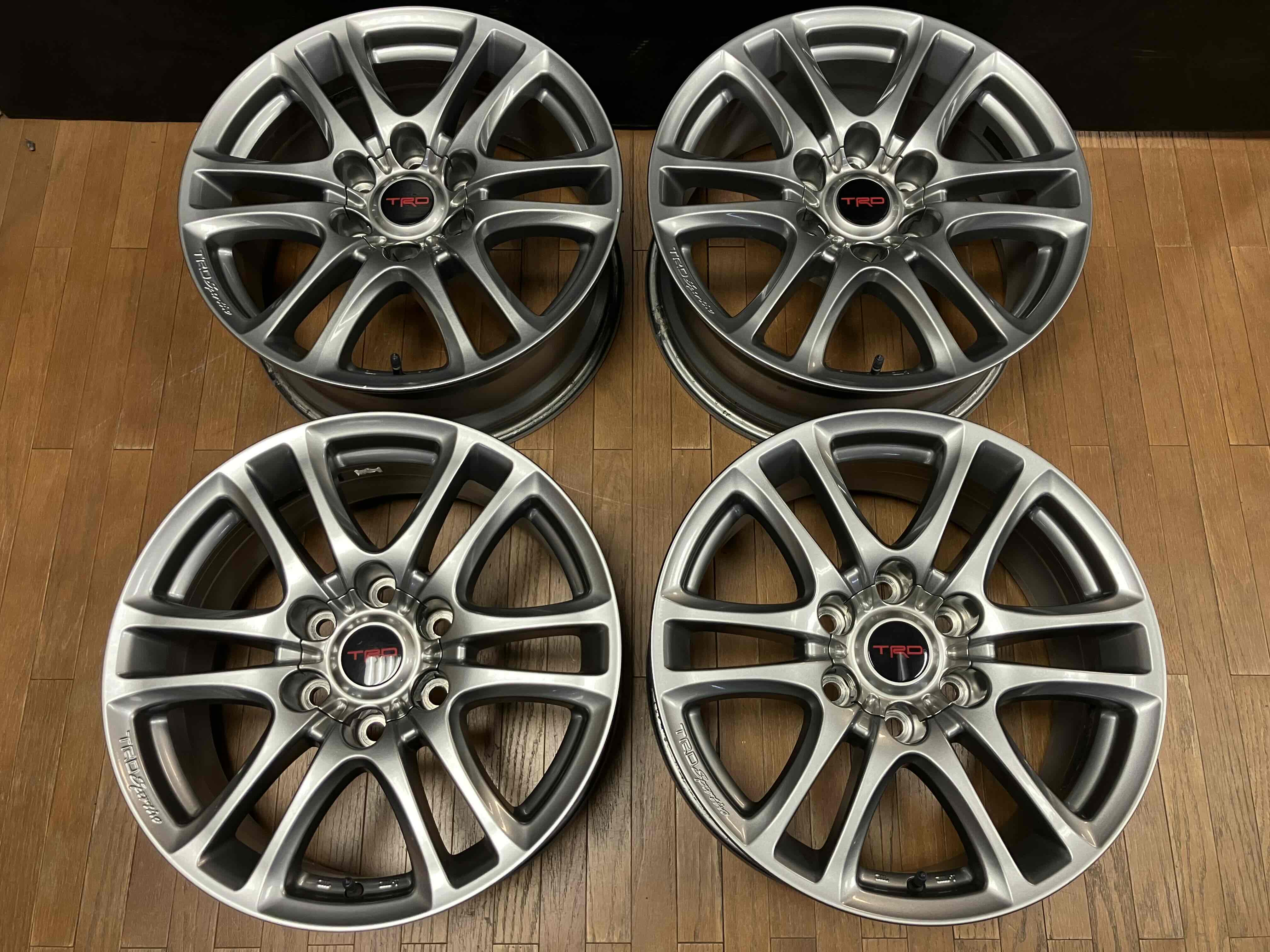 ◇程度良好◇TOYOTA トヨタ 純正 TRD TA1 18インチ 8J+25 PCD139.7 6H