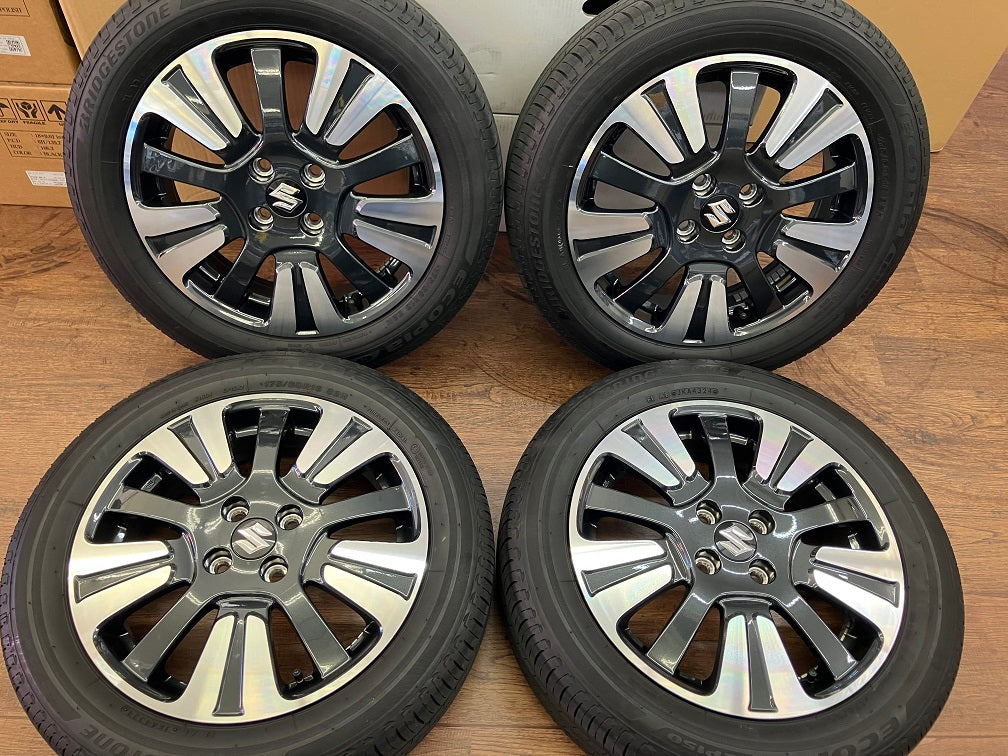 1 ν§ 美品!スズキ クロスビー純正 16×5J+40 100/4H ブリヂストン 175 