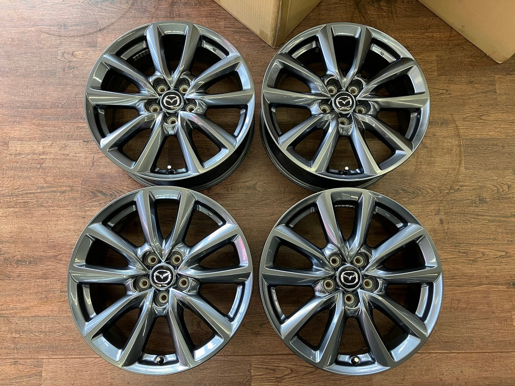1 ν§ 状態良好!! マツダ MAZDA3 純正 18インチ 7J+45 114.3/5H 