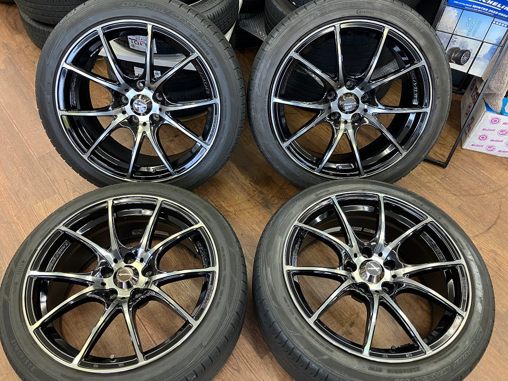1 ν§ Weds Sport SA-10R ウェッズスポーツ 18in 8.5J+35 114.3/5H