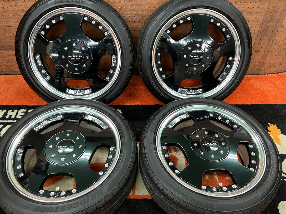 ◇希少!!絶版ホイール♪WALD EXCHANGE EX1 ブラック◇15インチ 5.5J+38 