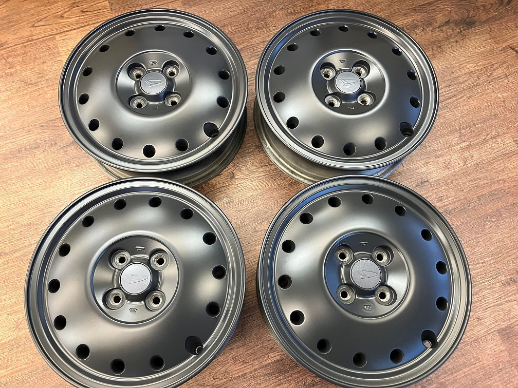 ダイハツ　ネイキッド純正ホイール 1 ν§ 再塗装、仕上げ済み!! ダイハツ ネイキッド 純正 14×4.5J+45 100