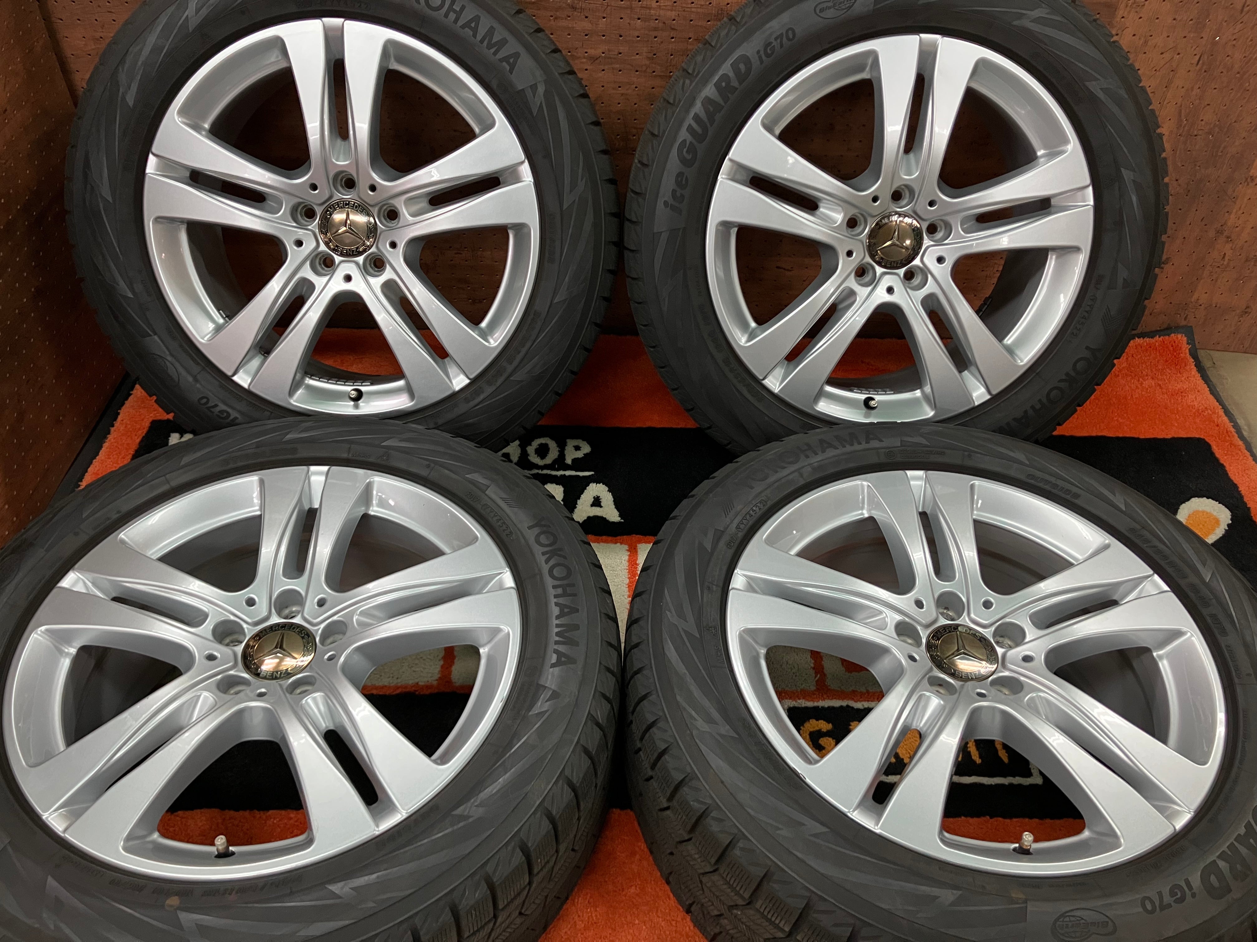 【ロメオ】メルセデスベンツ　純正ホイール18インチ ２本セット ◇メルセデスベンツ W222 Sクラス/W447 Vクラス 等に♪W222純正アルミ