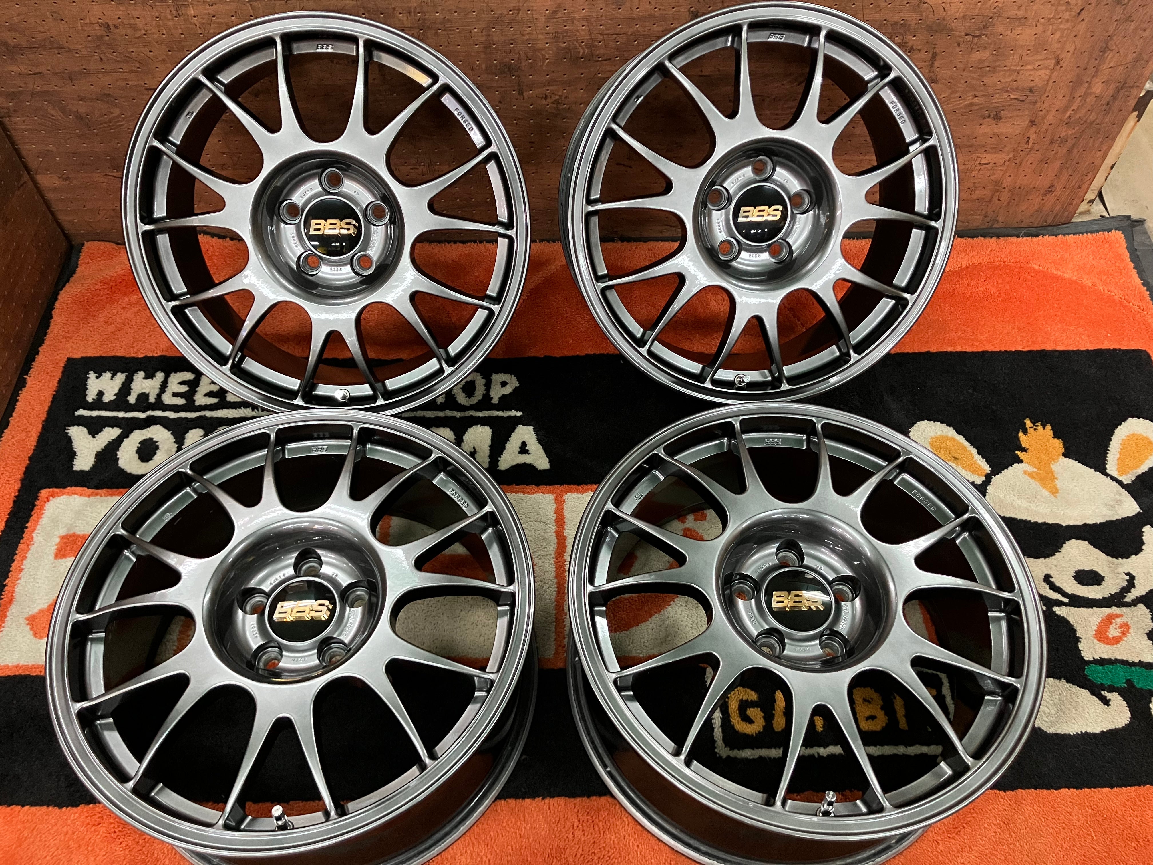 再投稿。BBSホイールになります。 ◇再塗装済み!!BBS RE RE001◇18インチ 8J+45 114.3-5H◇FORGED 鍛造