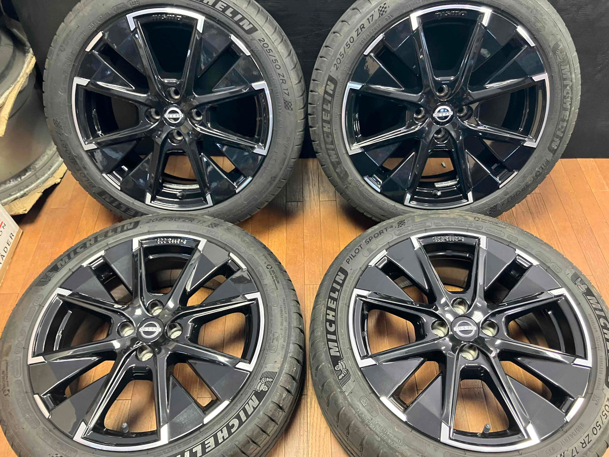 ◇NISSAN オーラニスモ NISMO 純正 17インチ◇7J+42 4H100◇ミシュラン 