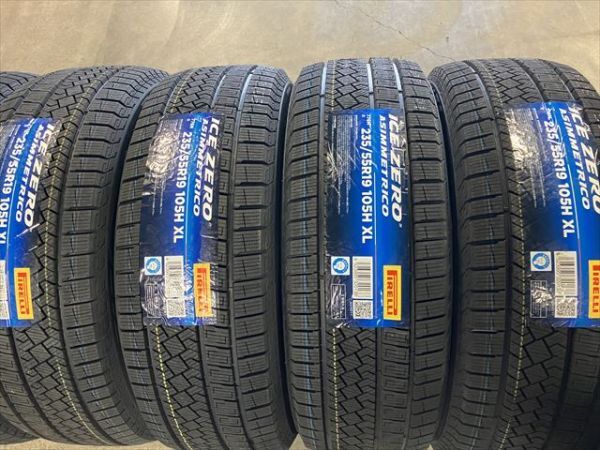 §新品！４本セット販売！ピレリ アイスゼロ アシンメトリコ 235/55R19 105H XL 24年製造 PIRELLI ICE ZERO