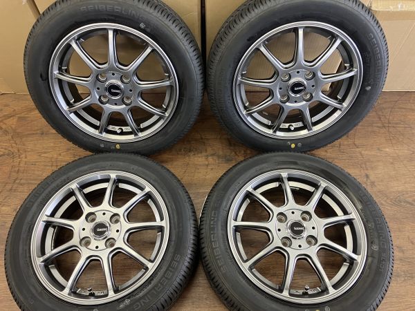1 ν§ お買得新品タイヤ付!! Gスピード G01 14インチ 4.5J+45 100/4H