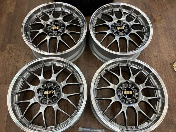 1 ν§ 極上美品!! 鍛造 BBS RS-GT (RS908) 18インチ 7.5J+45 114.3/5H