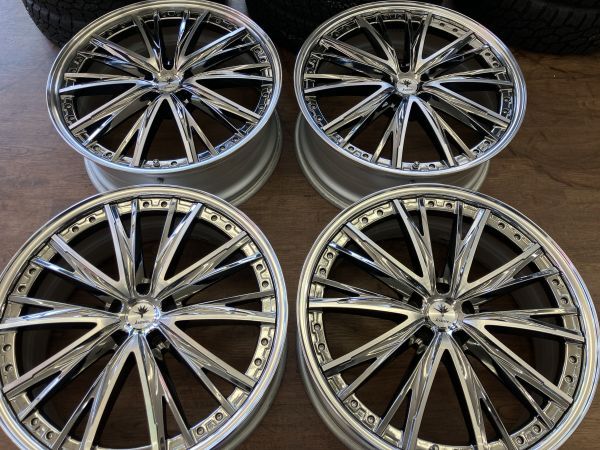 1 ν§ 状態良好!! weds ウェッズ クレンツェ エルアボラ 3P 22インチ 9J 