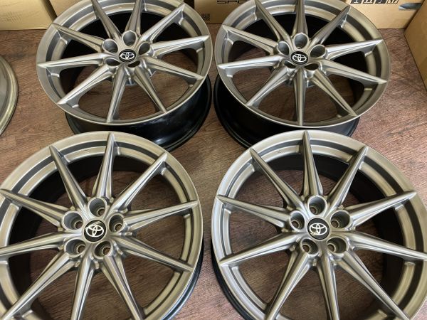 1 ν§ 再塗装 仕上げ済み!! トヨタ GR86 ZN8 純正 18インチ 7.5J+48 100