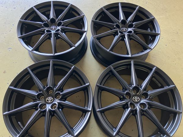 1 ν§ 状態良好!! トヨタ GR86 ZN8 純正 18インチ 7.5J+48 100/5H