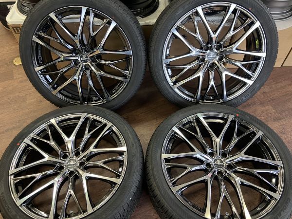 クレンツェ　ウィーバル　22インチ　9J+35 5H pcd114.3 1 ν§ 状態良好!! weds ウェッズ クレンツェ ウィーバル100EVO 22インチ