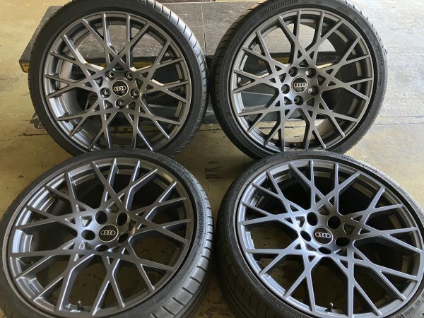 Audi RS3 純正19インチ タイヤホイールセット 235/35R19 1 ν§ 希少!! 状態良好!! アウディ RS3 8Y 純正 マルチスポーク 19