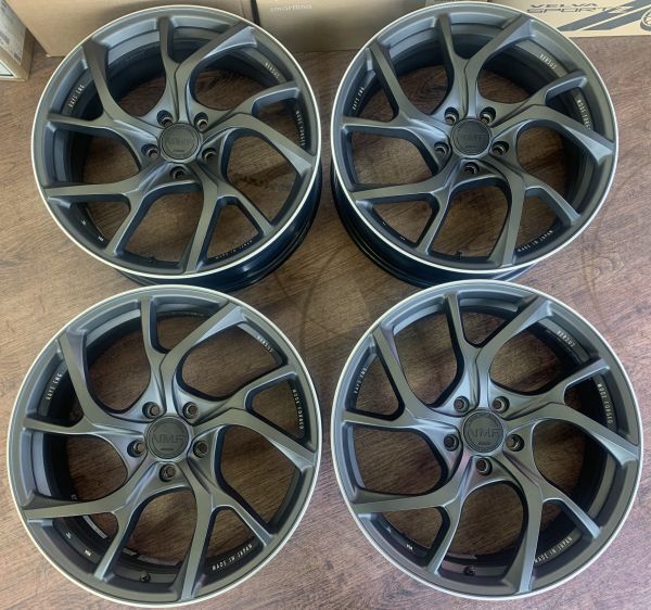 RAYS(レイズ) VMF C-01 19インチ ホイールセット 送料込 1 ν§ 美品!! RAYS VMF C-01 19インチ 7J+40 114.3-5H◇ホイールのみ4本
