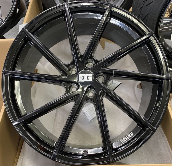ゴットリープF10ホイール4本セット8J×18+40 5/114.3 ☆新品4本☆ GOTTLIEB F10 21インチ 9J+40 114.3-5H Black Edition
