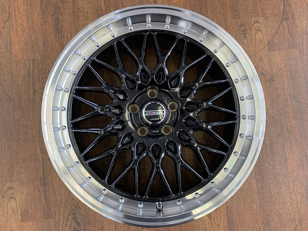 シュタイナー FTX ブラック(20xF:8.5J+35/R:9.5J+40 PCD114.3/5H)F:225  