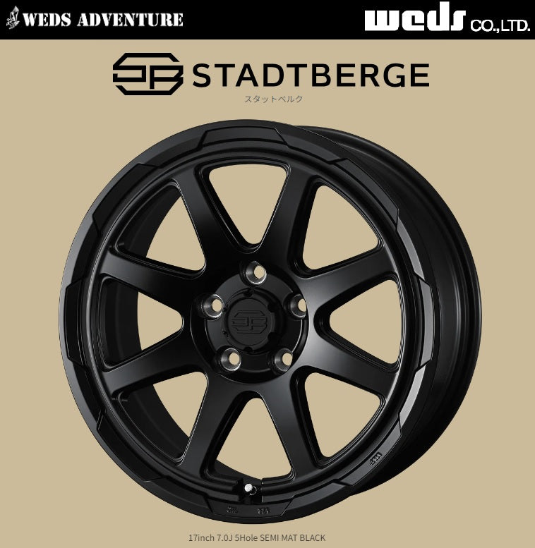 §weds ADVENTURE STADTBERGE(スタットベルク)17X7J+38 114.3-5H ウィンターマックス(冬用) 225