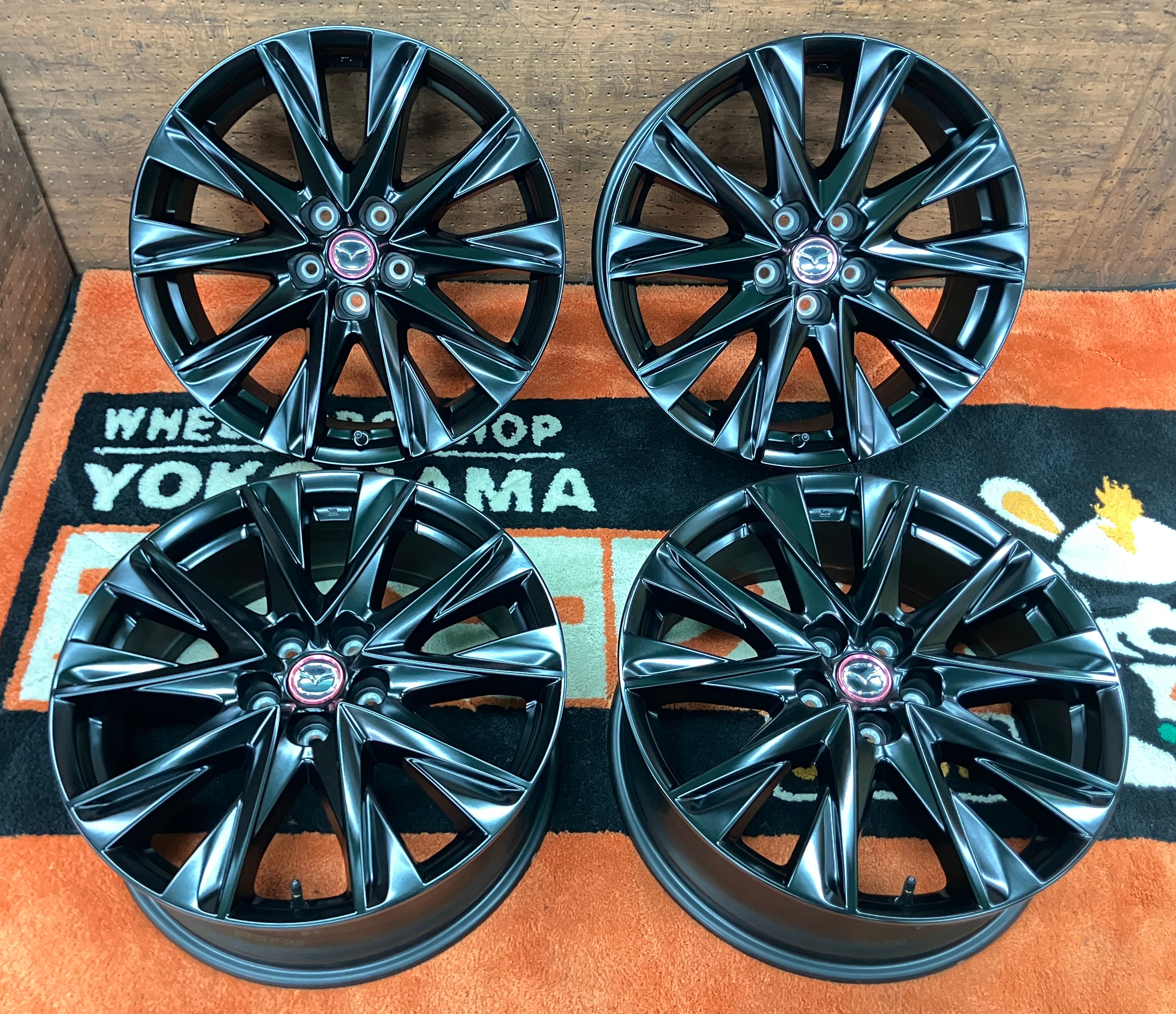 ◇ホイールのみ4本セット! 仕上げ済み! MAZDAマツダ純正 CX-5 CX-8 19