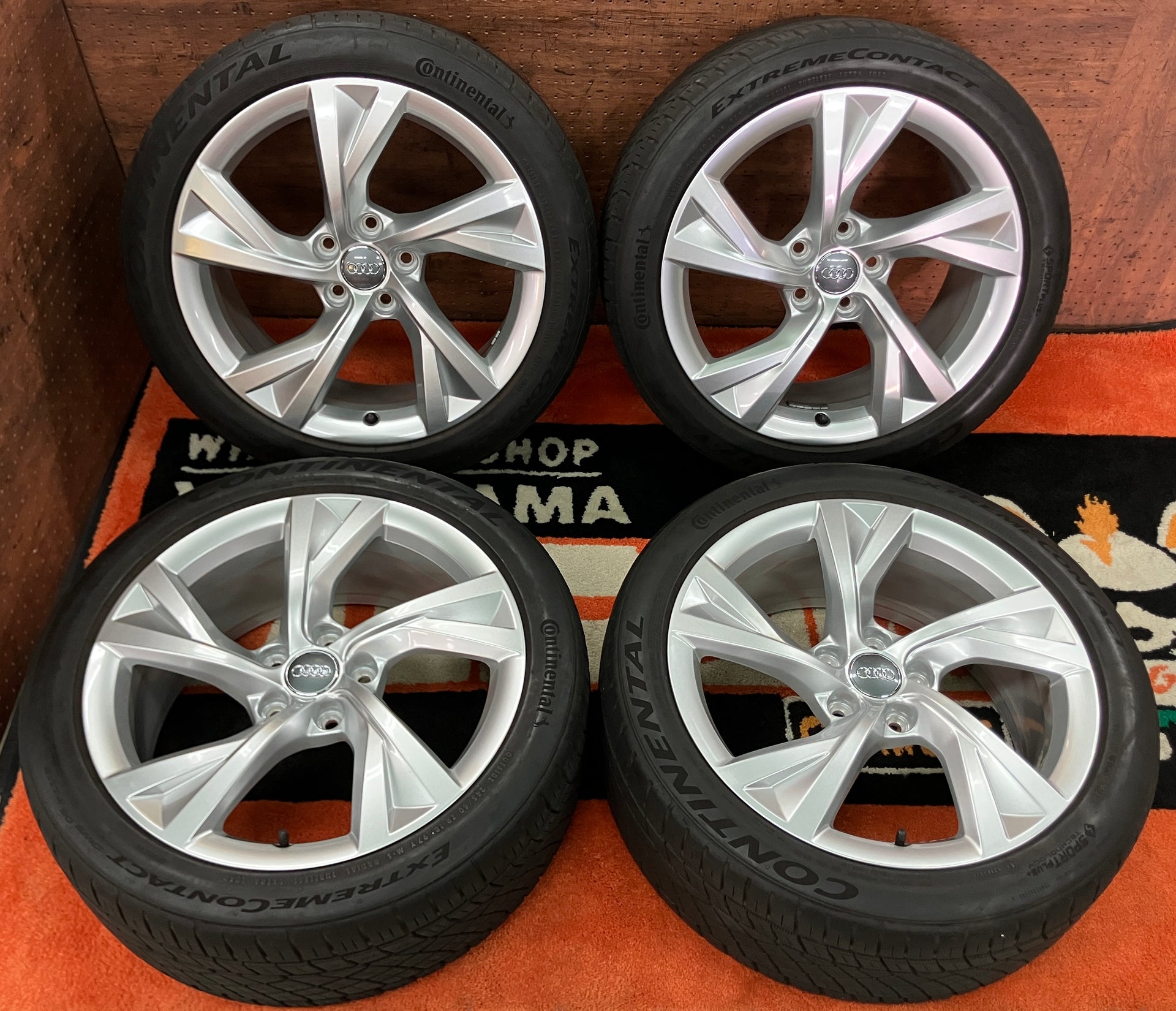 ◇夏用Set◇安心画像多数! 18インチ 8J ET40 AUDIアウディ純正 A4 8W 