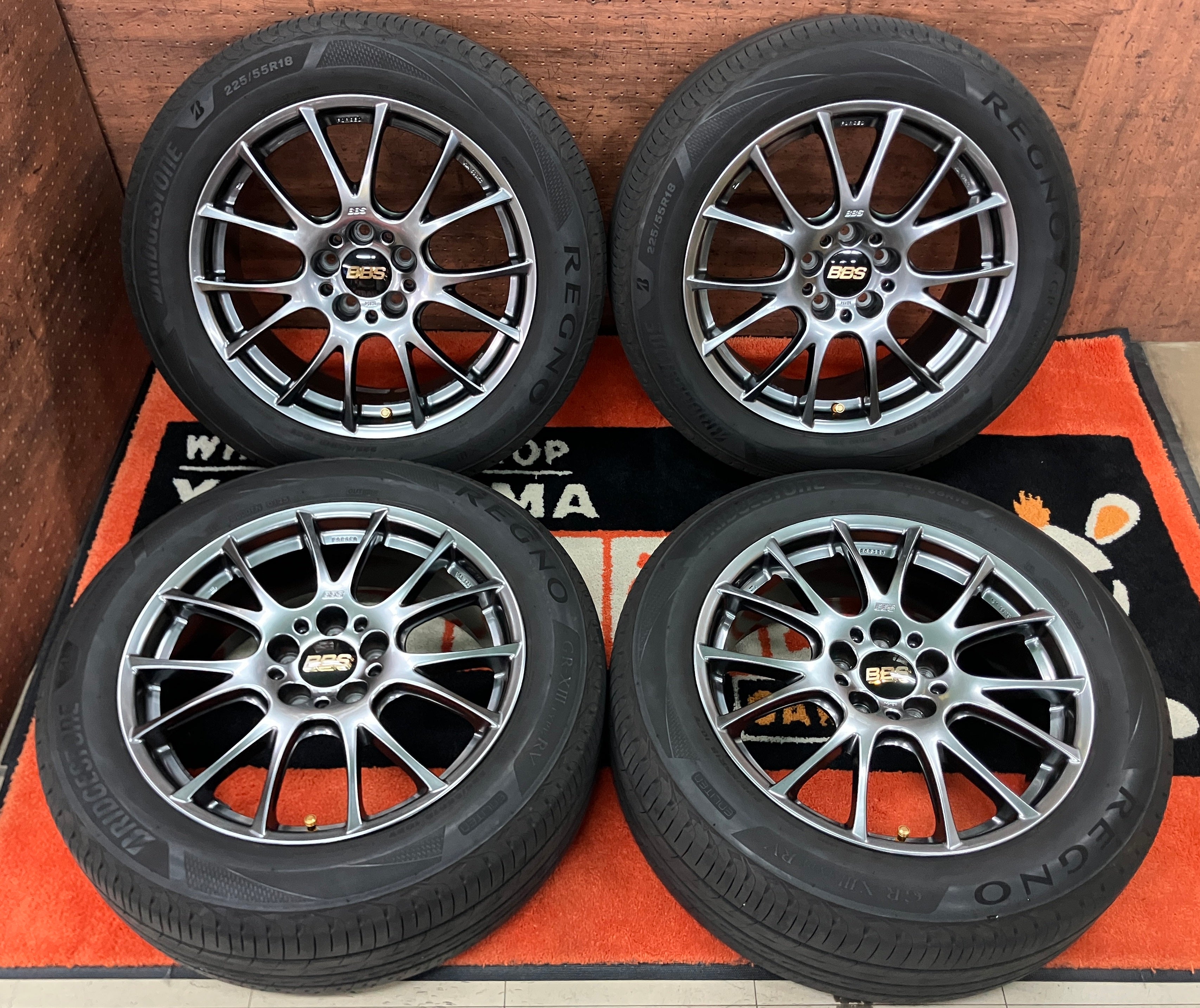 ◇夏用Set◇安心画像多数! 良品! BBS RE-V RE054 18インチ 7.5J ET45