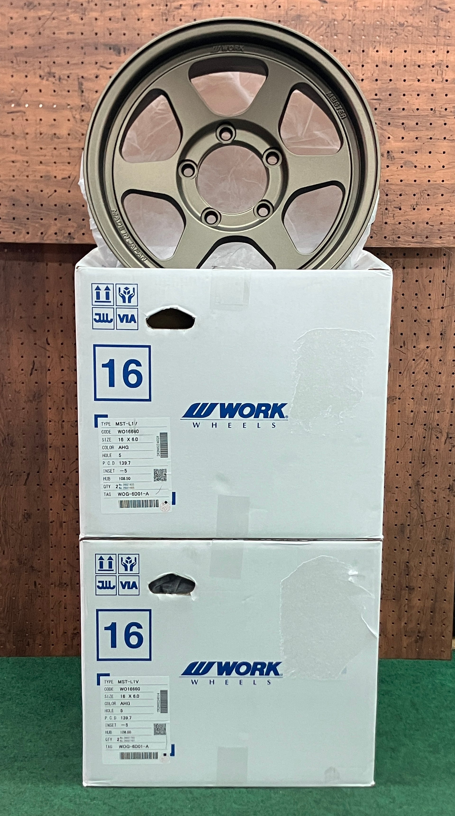 ◇ホイールのみ4本セット! WORKワーク マイスターL1 SUV 16インチ 6J 