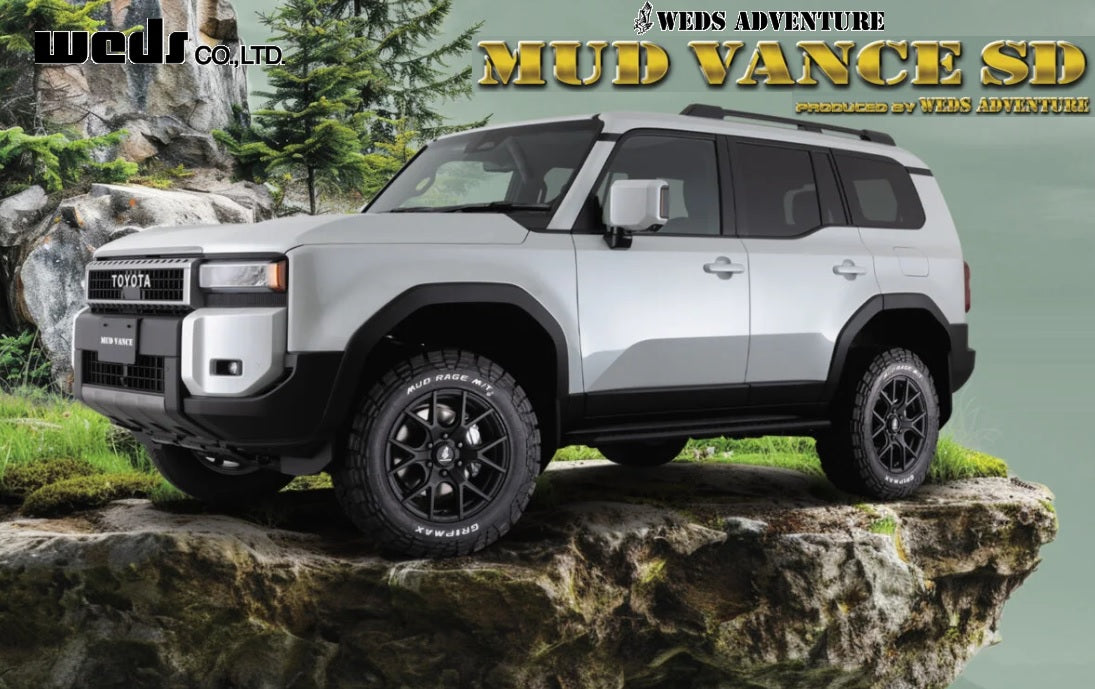 2 ν§ WEDS ADVENTURE MUDVANCESD SD 18ｲﾝﾁ 9J+50 PCD139.7/6H