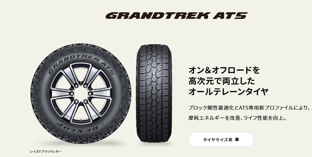 DUNLOP GRANDTREK AT5 (ダンロップ グラントレック エーティーファイブ