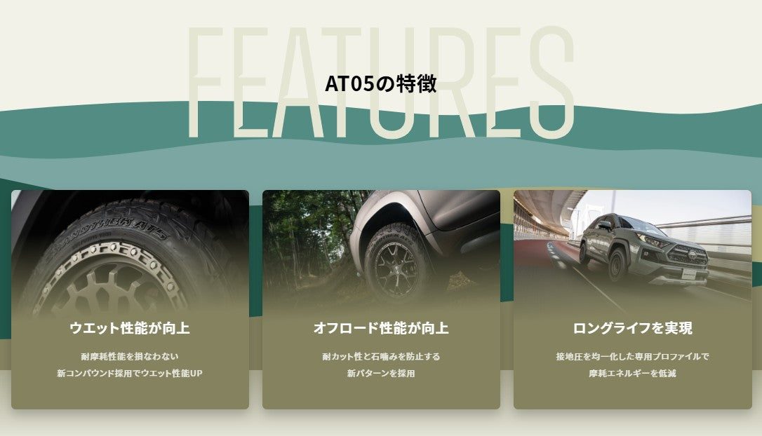 DUNLOP GRANDTREK AT5 (ダンロップ グラントレック エーティーファイブ