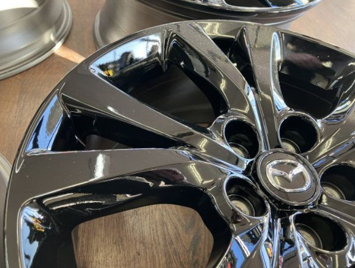 1 ν§ 再塗装 仕上げ済み!! マツダ MAZDA CX-30 純正 18インチ 7J+45