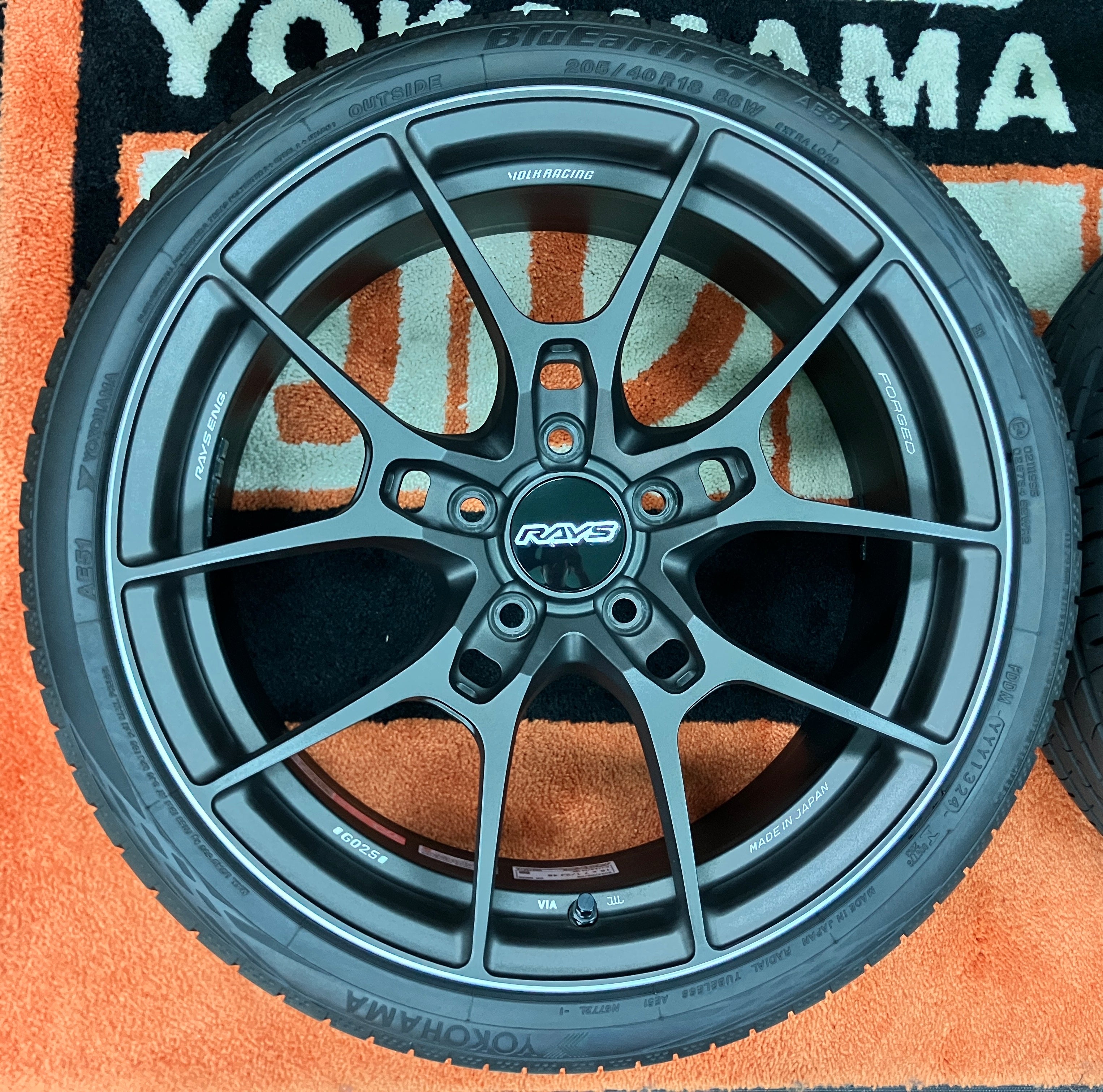 ◇夏用Set◇安心画像多数! RAYSボルクレーシングG025 18inch 7.5J ET48