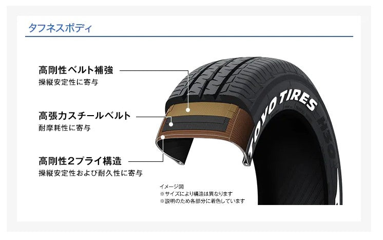 TOYO TIRES H30 (トーヨー エイチサンジュウ) 215/65R16 C 109/107R