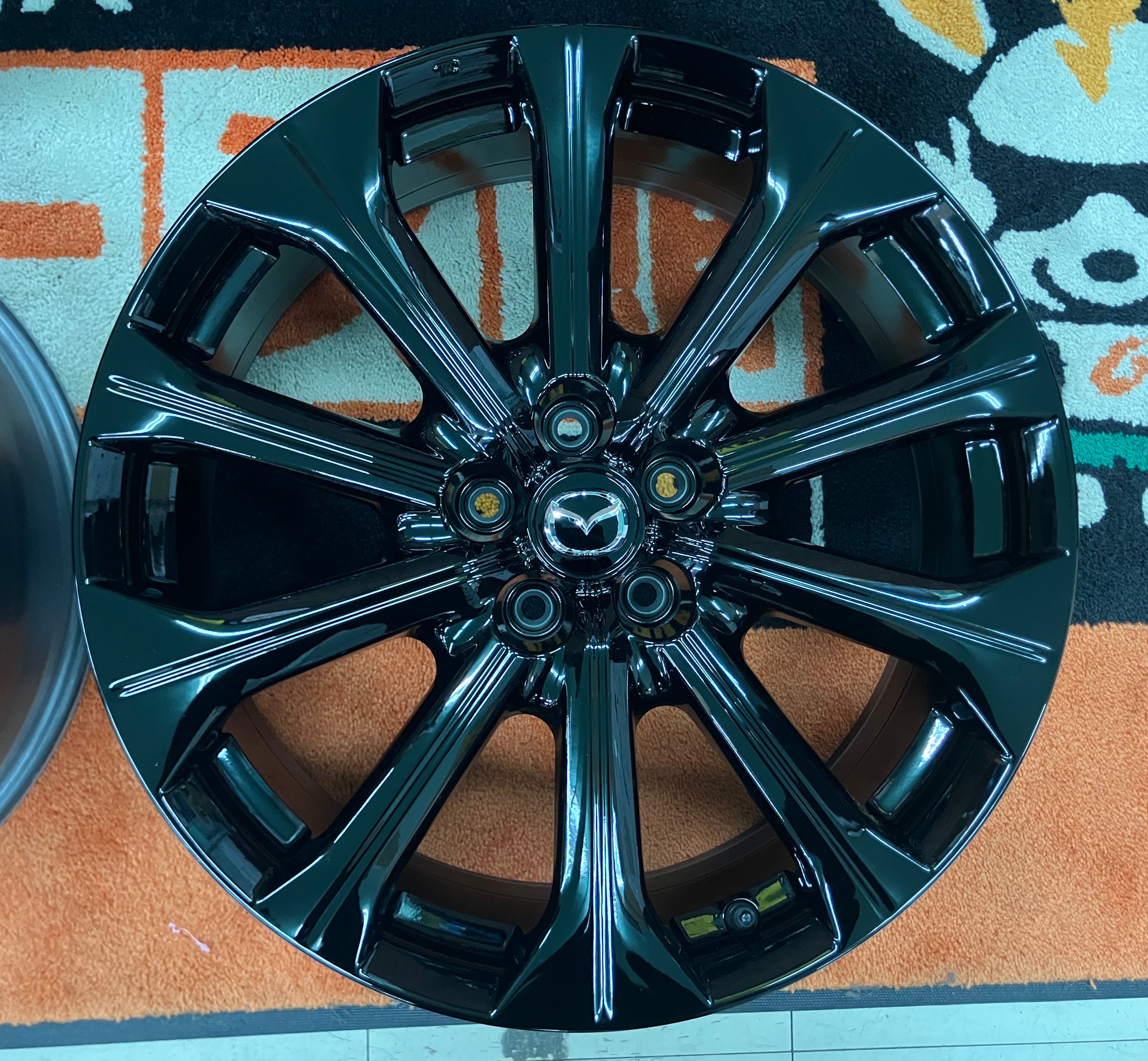マツダ CX-5 CX-8ブラックトーンエディション4本 純正 ホイール美 マツダ CX-8 CX-5 ブラックトーンエディション 純正 ホイール タイヤ