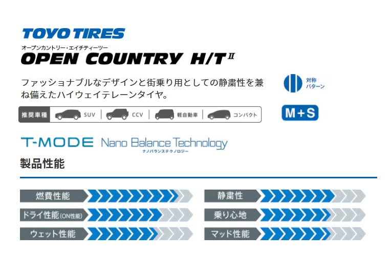 TOYO TIRES OPEN COUNTRY H/T II (トーヨー オープンカントリー