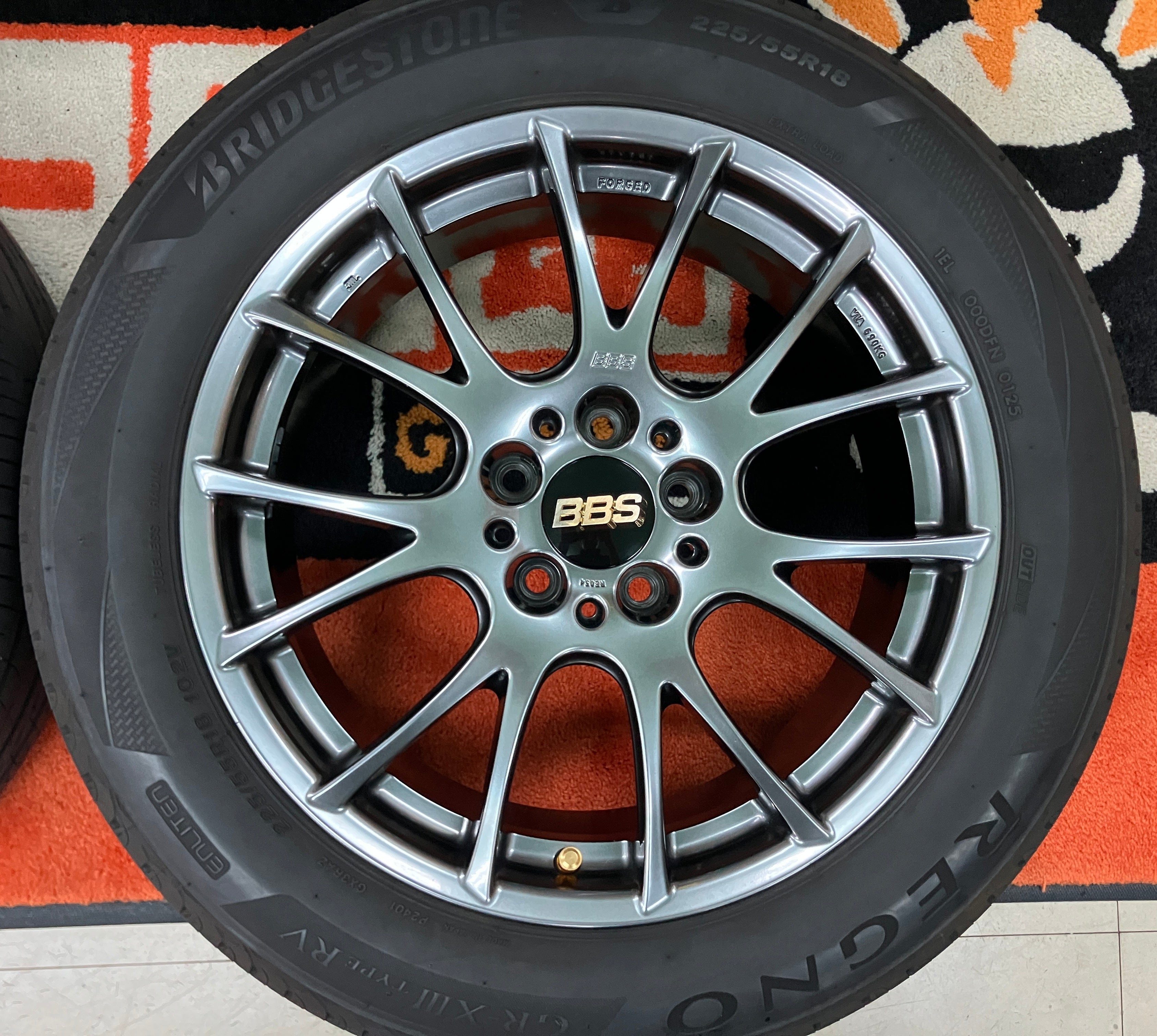 ◇夏用Set◇安心画像多数! 良品! BBS RE-V RE054 18インチ 7.5J ET45
