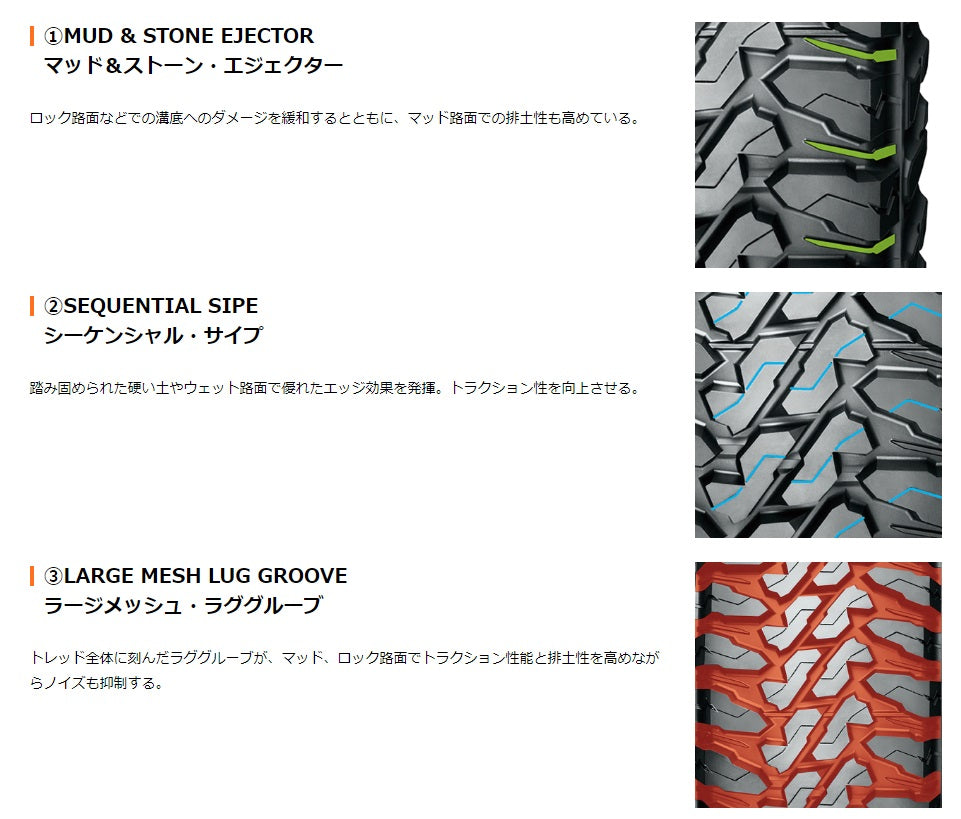 YOKOHAMA TIRE GEOLANDAR M/T G003 (ヨコハマ ジオランダー) 195/80R15