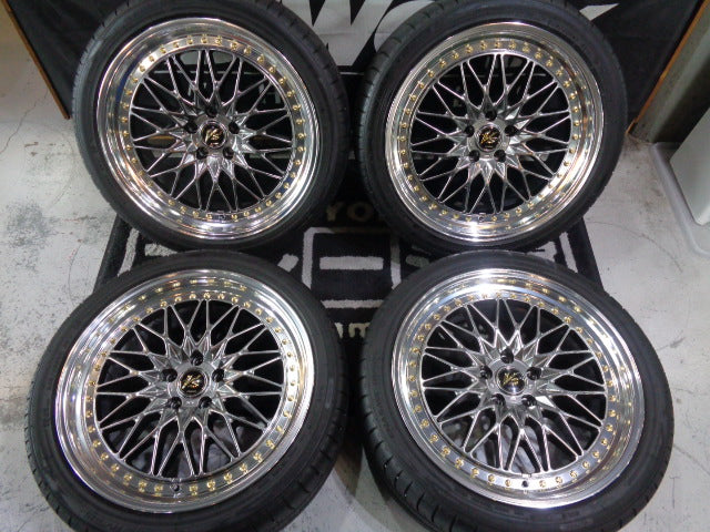 極上 美品! WORK!VS XV 8.5J ET34 114.3-5H 245/40-20 245/40R20 ワークアルミホイール 高 –  ハマガレネットストア