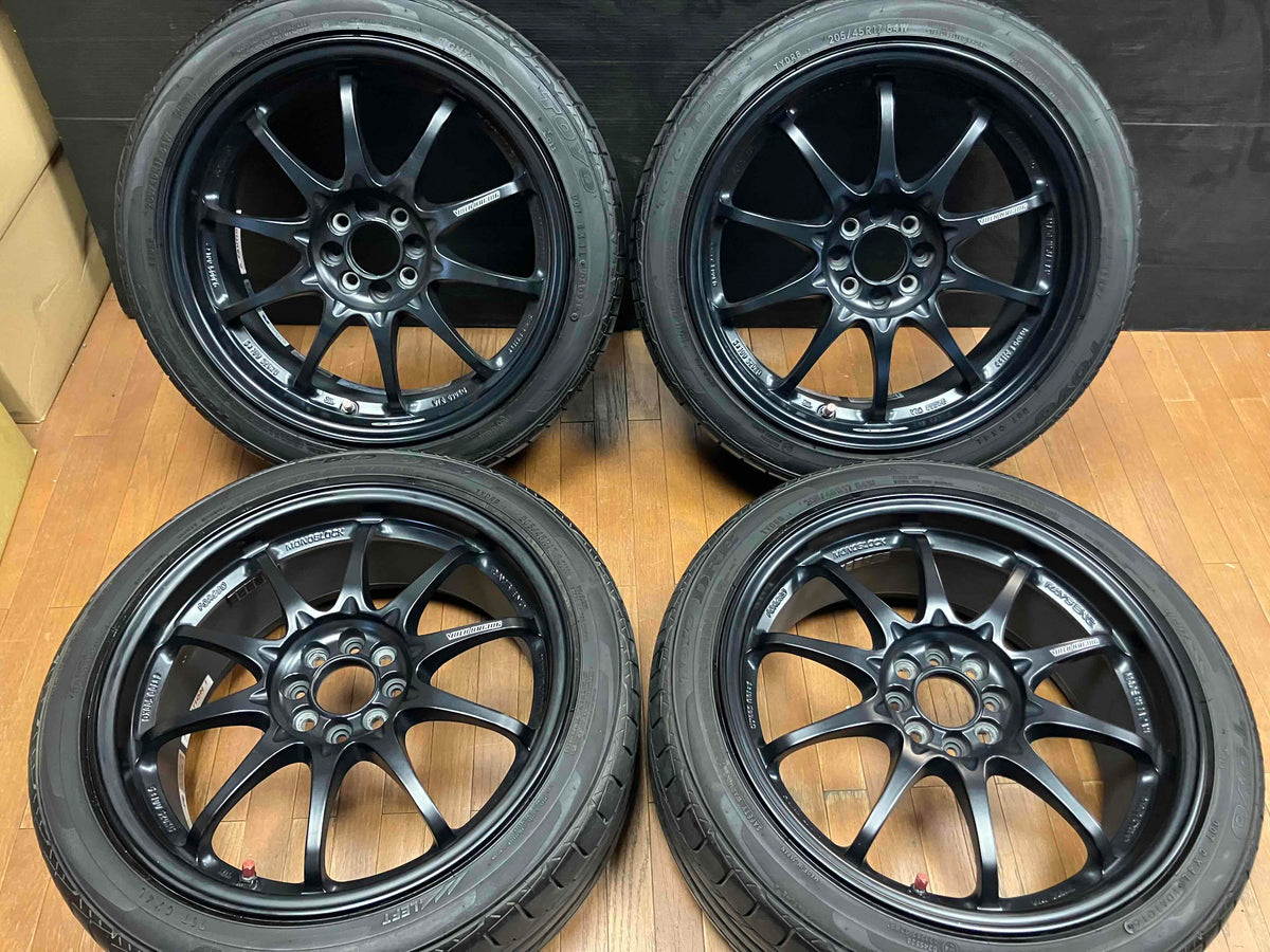 ◇RAYS VOLK CE28N 17インチ◇7.5J+43 4H100◇TOYO DRB 205/45R17 2016 
