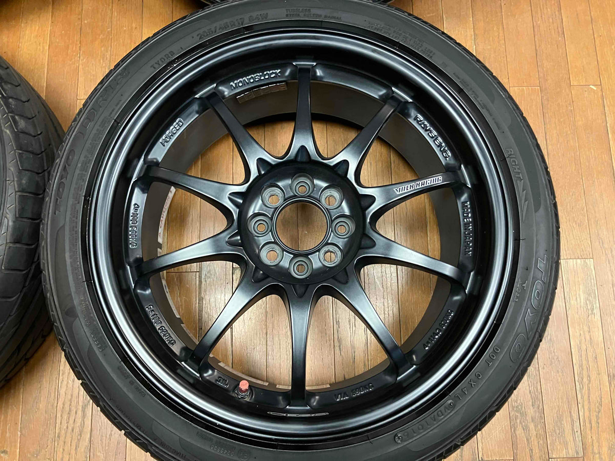 ◇RAYS VOLK CE28N 17インチ◇7.5J+43 4H100◇TOYO DRB 205/45R17 2016 