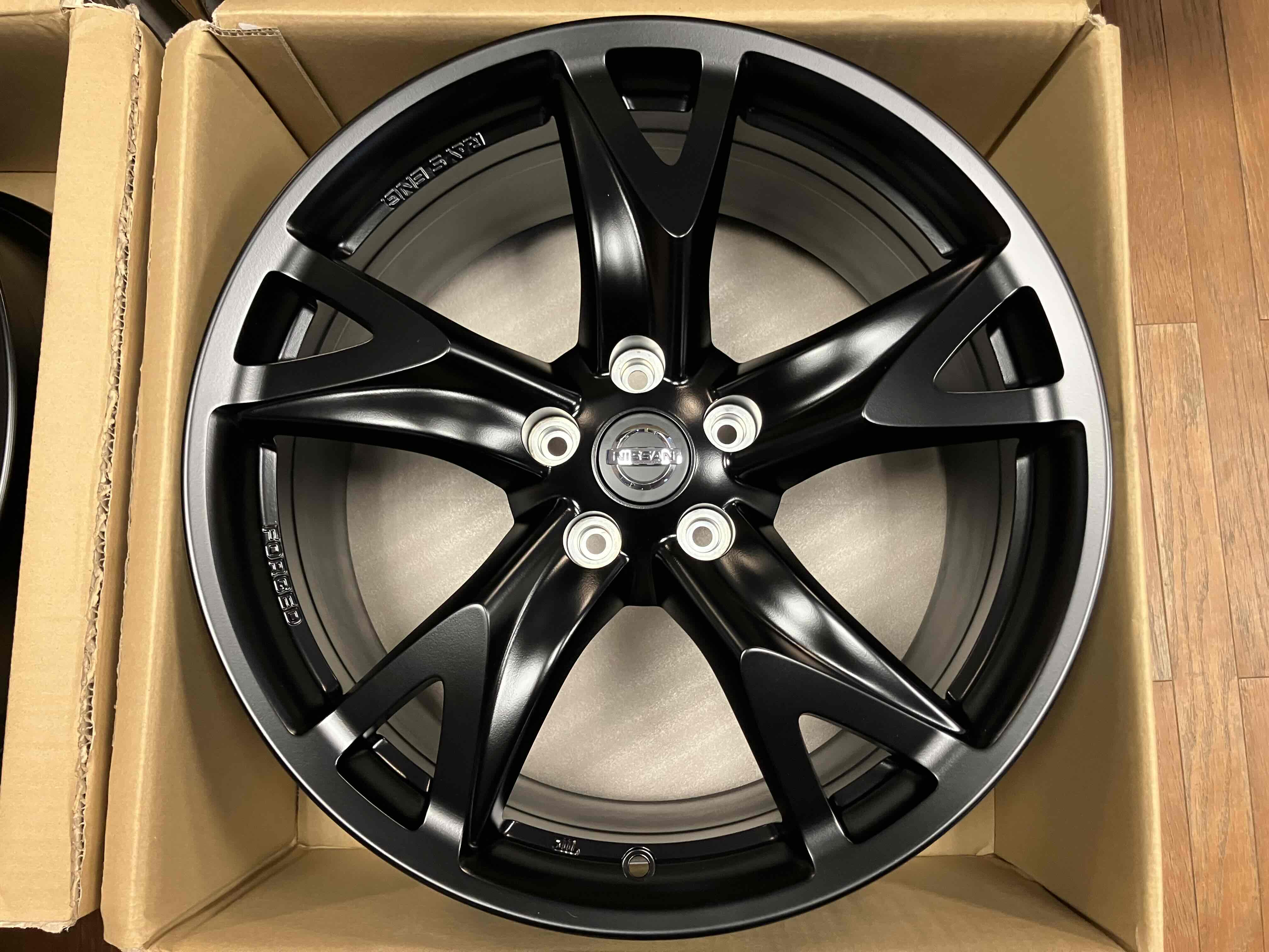 ◇NISSAN フェアレディZ34純正 19インチ RAYS鍛造◇ホイールのみ4本Set