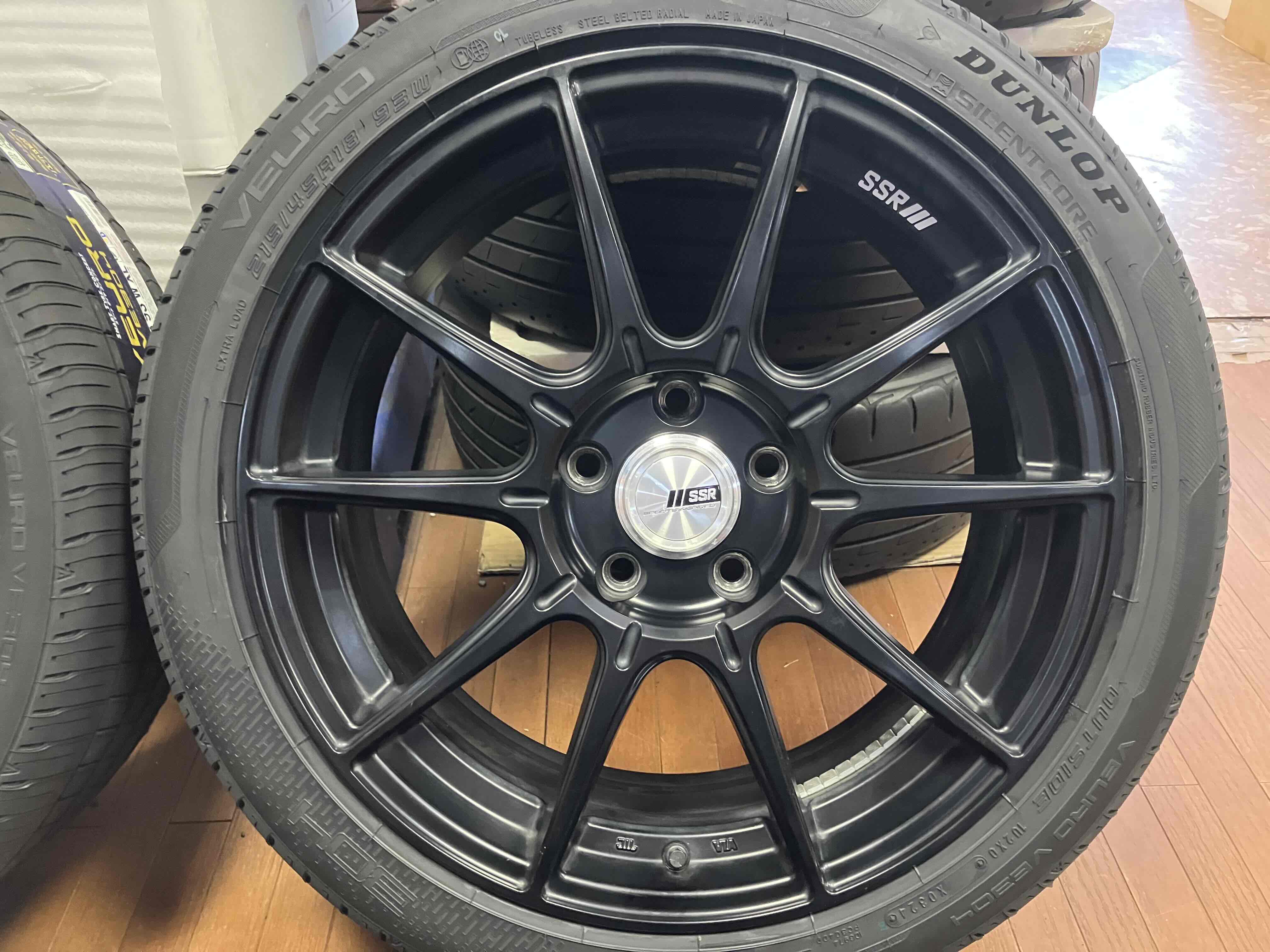 引き取り限定 Hankook Ventus RS4＆SSR GTX01
