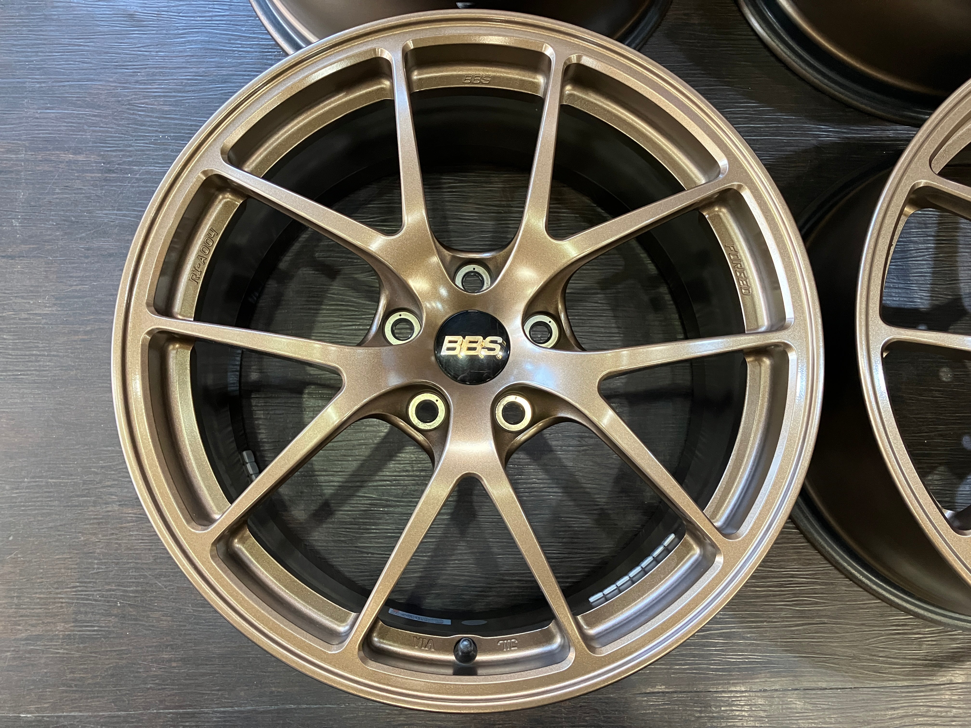 ☆美品!BBS RI-A004 8.5J+40 114.3/5H 軽量 鍛造 FORGED WRX S4 GR