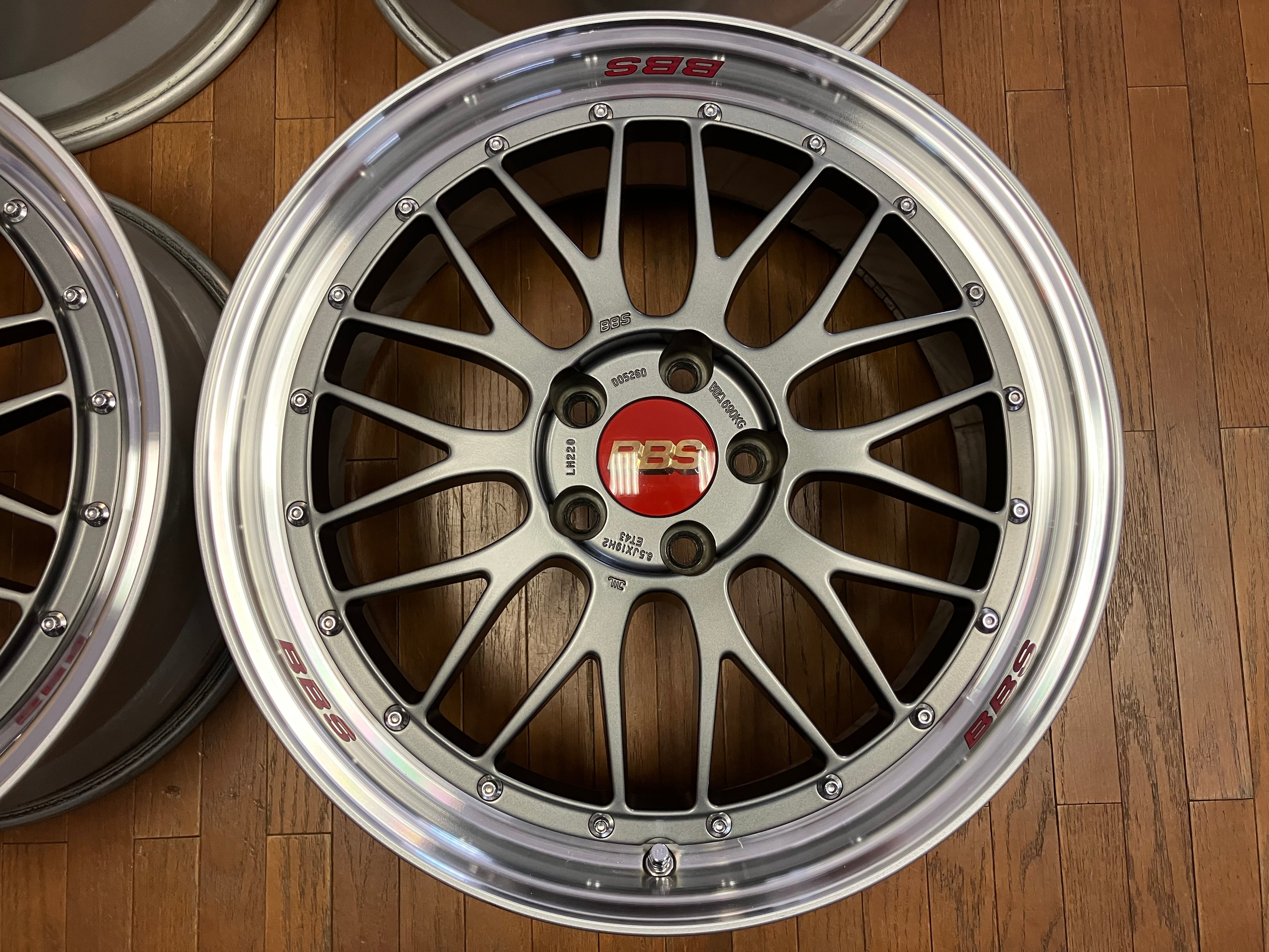 ◇鍛造 BBS LM 19インチ◇限定マットグレイ◇LM220 LM221◇8.5J+43 9.5J+45 5H114.3◇ホイールのみ4本 –  ハマガレネットストア