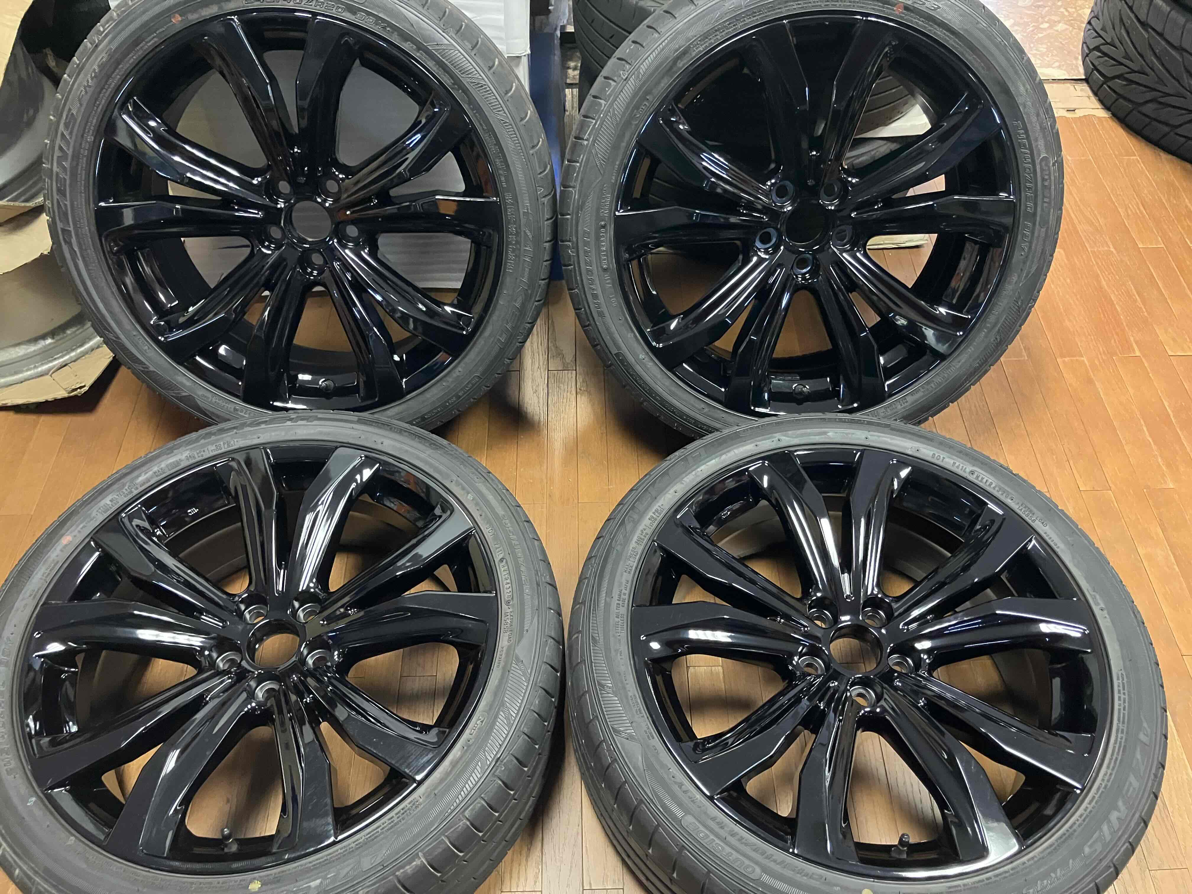 ◇LEXUS RX純正 20インチ◇8J+30 5H114.3◇ブラックカラー◇FK453 245/40R20 2020年製造◇アルファード –  ハマガレネットストア