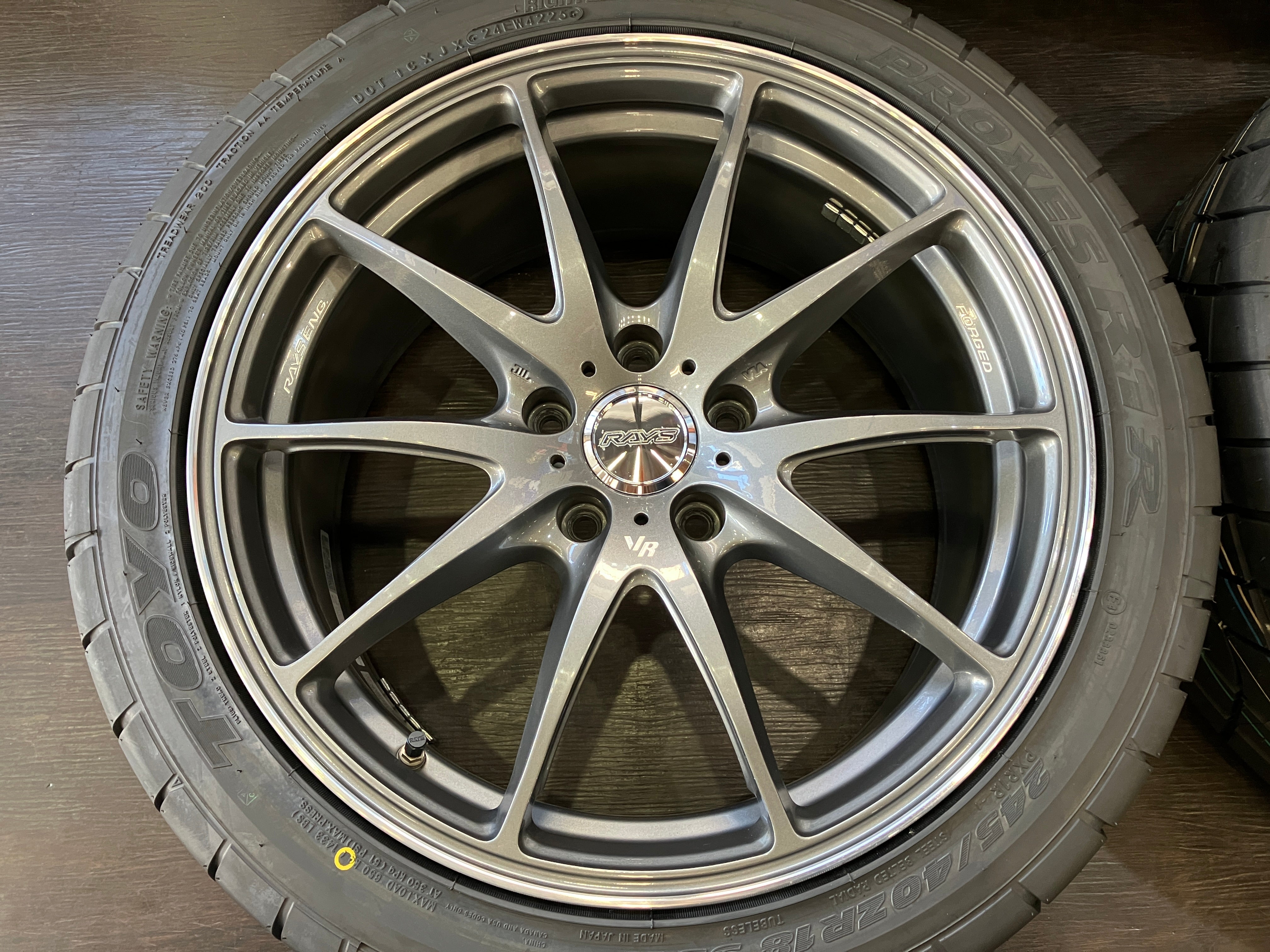 ☆SALE! 美品! 軽量鍛造 オプションカラー? レイズ RAYS VOLK VR G25