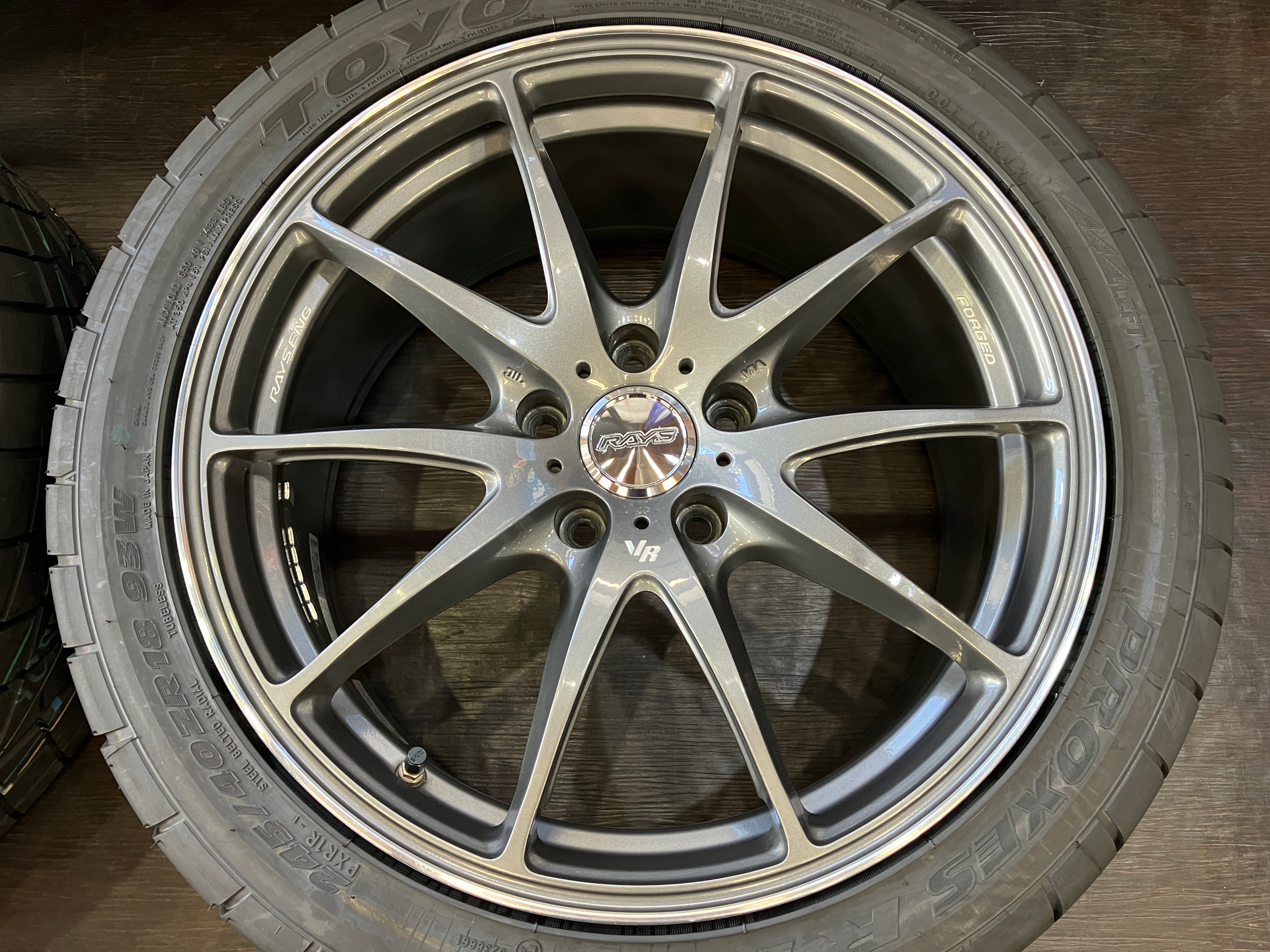 タイヤ・ホイール R AYS VR 025 ☆SALE! 美品! 軽量鍛造 オプションカラー? レイズ RAYS VOLK VR G25
