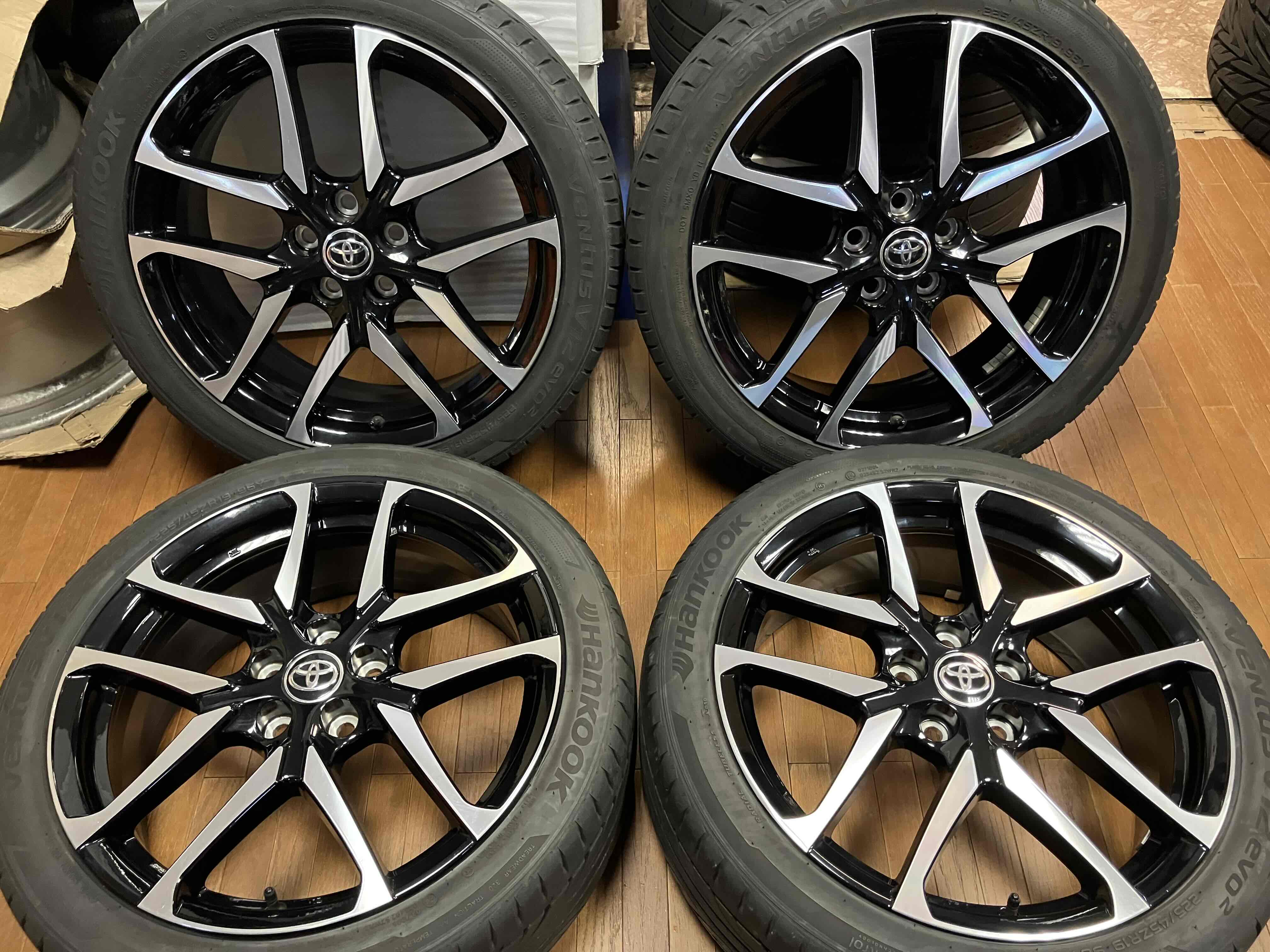 ◇TOYOTA CHR純正 GRスポーツ 19インチ◇7.5J+50 5H114.3◇ハンコックK120 225/45R19 2019年製造 –  ハマガレネットストア